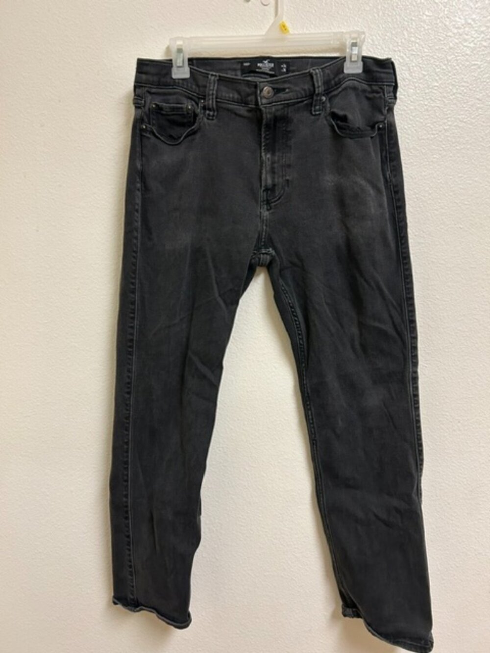 Hollister Straight Black Jeans Men's